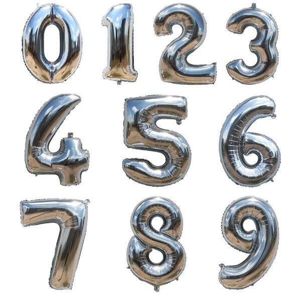 Number foil balloon